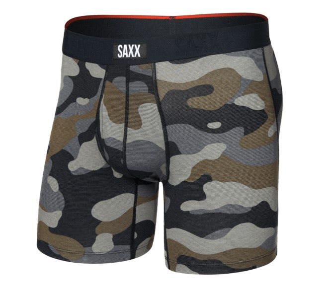 SAXX Vibe Xtra BB Fly Dunk Tank Camo Multi, Colour: Dunk Tank Camo, Size: S