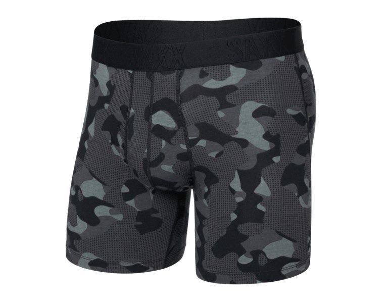 SAXX DT Cooling Cotton BB Pebble Camo Graphite, Colour: PCG Pebble Camo Graphite, Size: S