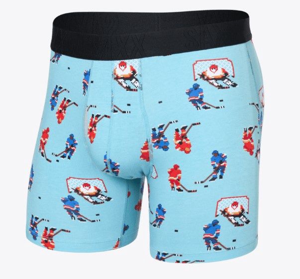 SAXX DT Cooling Cotton BB Action on Ice Blue Tide, Colour: AIB Action On Ice Blue Tide, Size: S