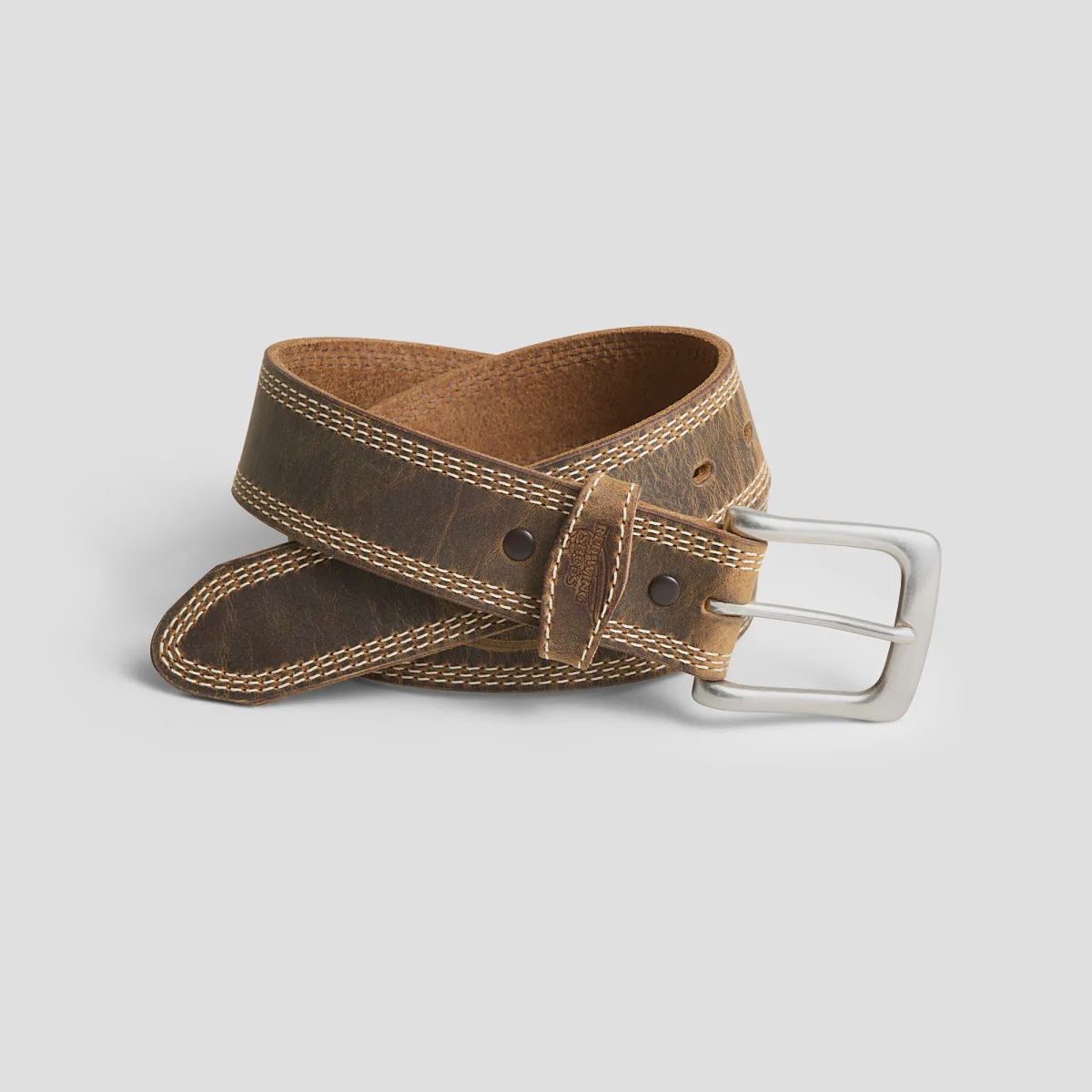 Red Wing Triple Stitch Belt 96548, Colour: Brown, Size: 30
