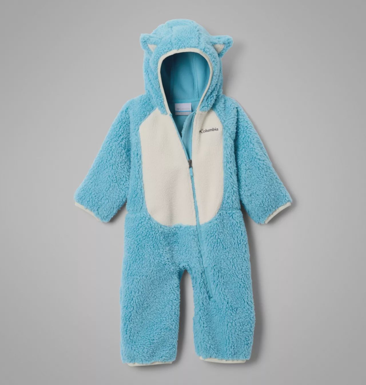 Columbia Foxy Baby Sherpa Bunting, Colour: 455 Vintage Blue, Size: 0-3
