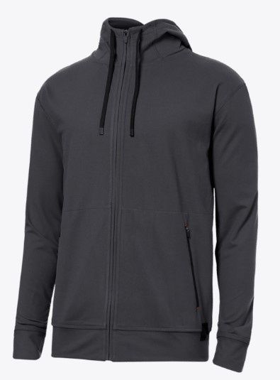 SAXX Trailzer Full Zip Hoodie, Colour: Graphite, Size: S