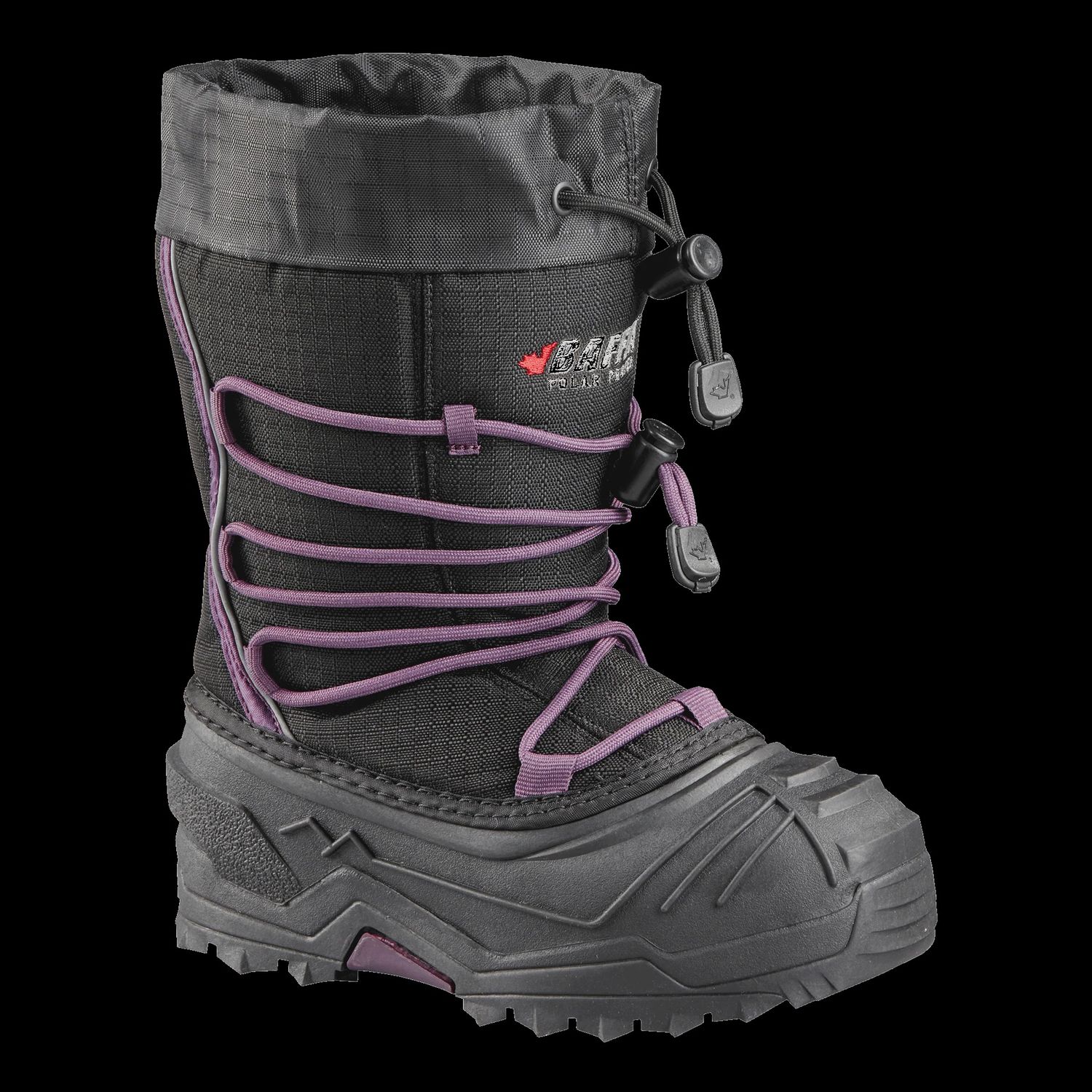 Baffin Young Snow Goose, Colour: BLK/Plum, Size: 9