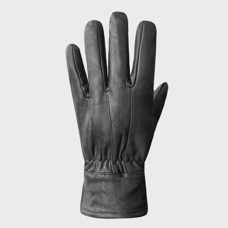 Auclair Gianni Men’s Leather Glove, Colour: Black, Size: M