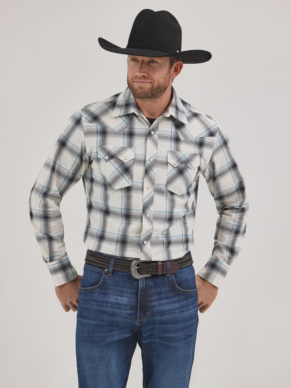 Wrangler LS Snap Shirt 9552, Size: S