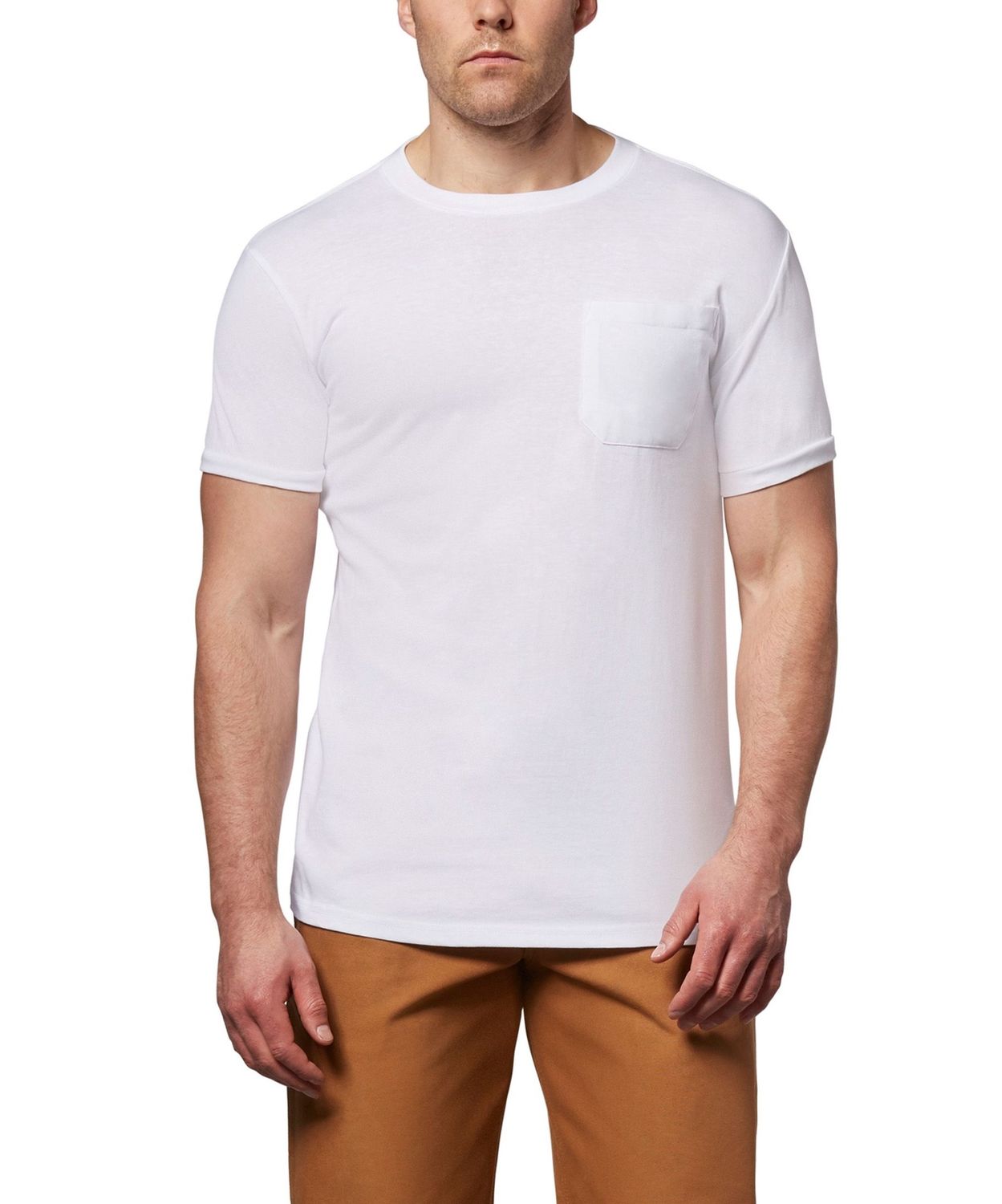 Stanfields Supreme Pocket T-Shirt, Colour: White, Size: S