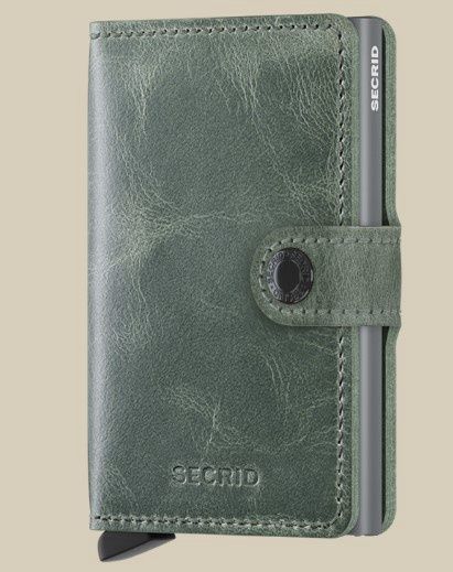 Secrid Miniwallet Vintage Sage, Colour: Vintage Sage
