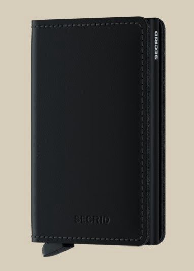 Secrid Slimwallet Matte Black, Colour: Matte Black