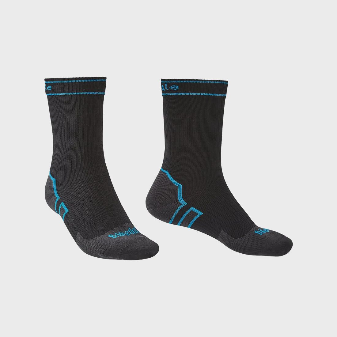 Bridgedale Stormsock Waterproof Sock 710087, Colour: Black, Size: M