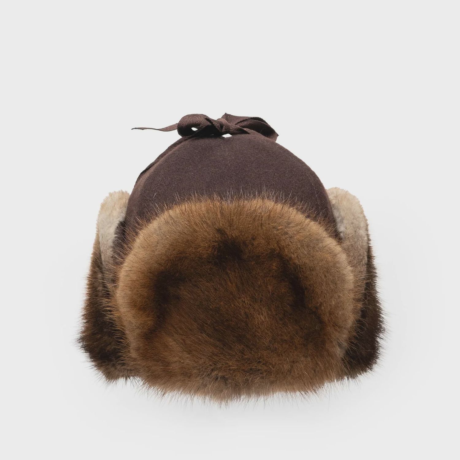 Crown Cap Muskrat Melton, Colour: Brown, Size: S