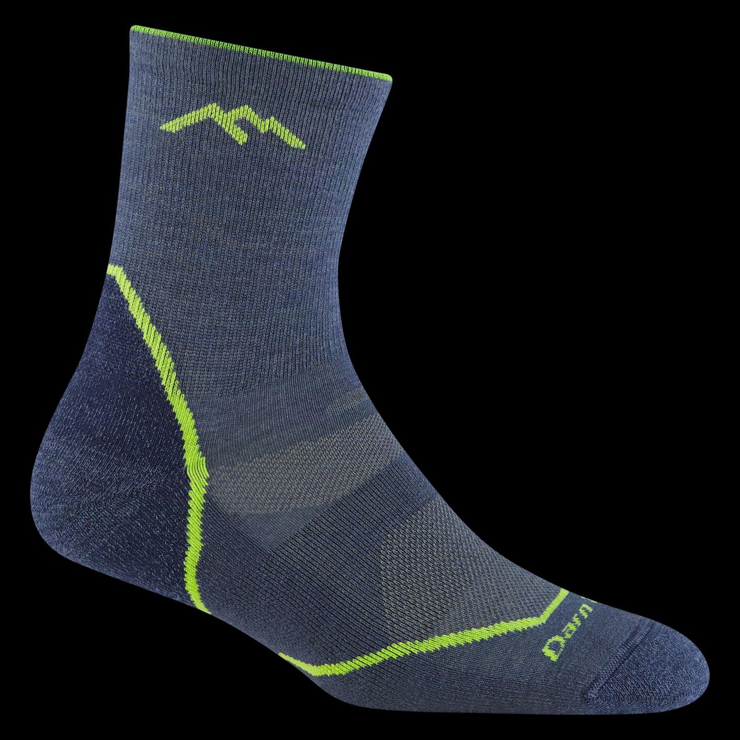 Darn Tough JR Micro Crew Light Weight W/ Cushion 3023, Colour: Denim, Size: S