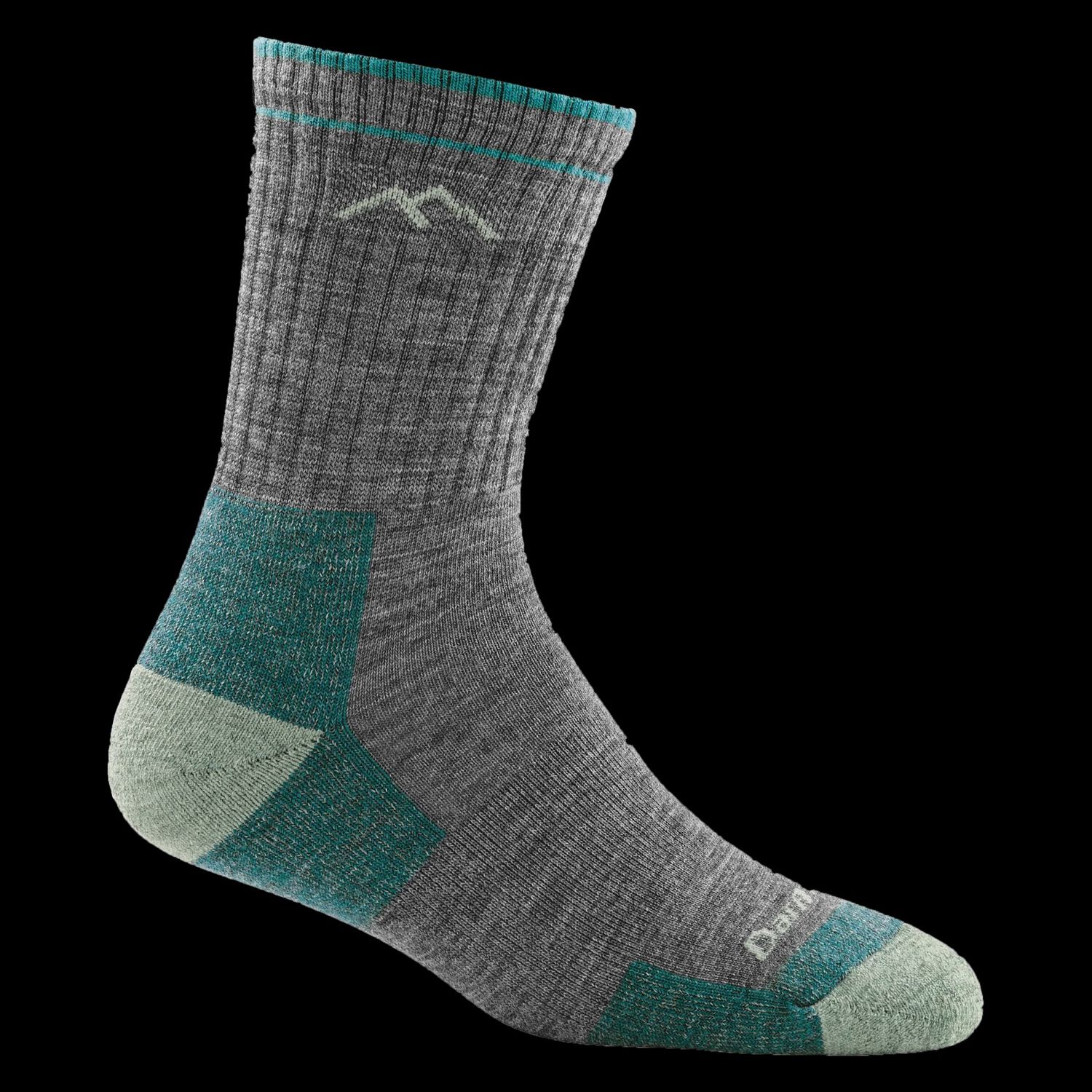 Darn Tough Merino Wool Micro Crew Mid 1903, Colour: Slate, Size: M