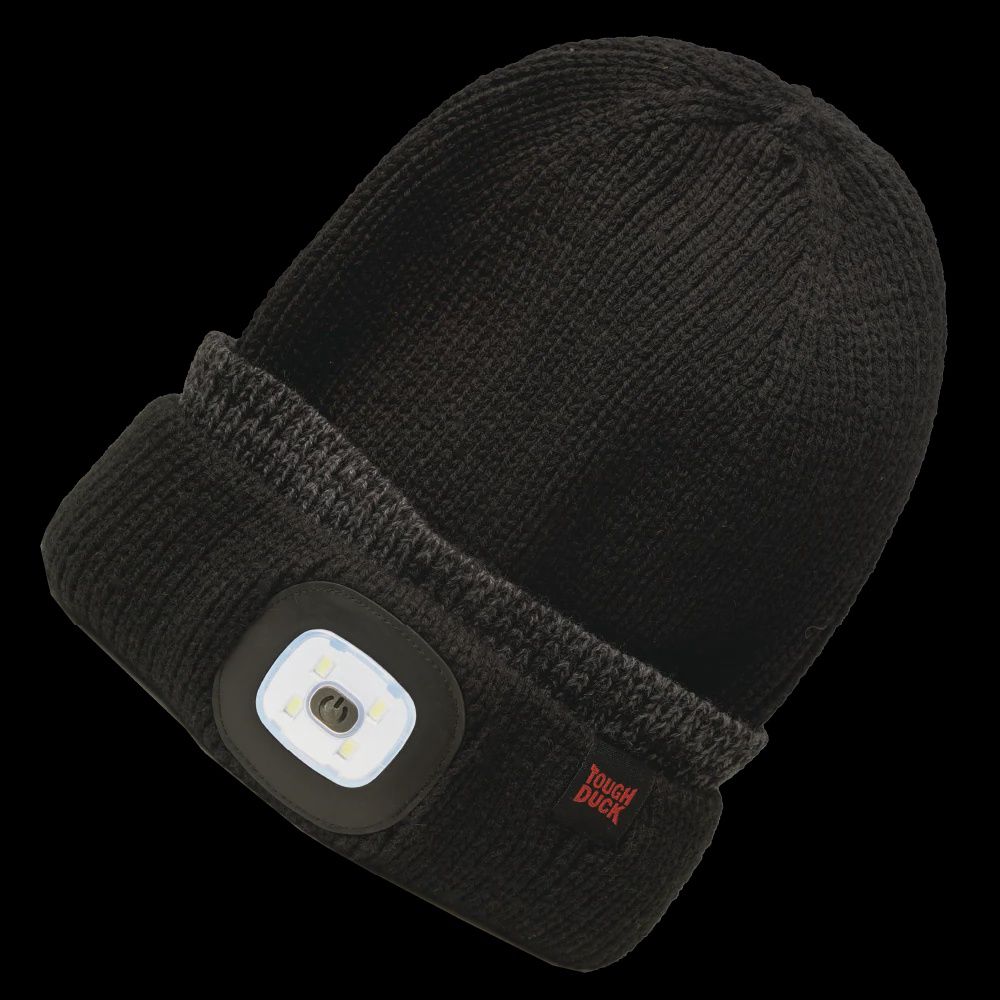 Tough Duck LED Light Beanie WA531, Size: M