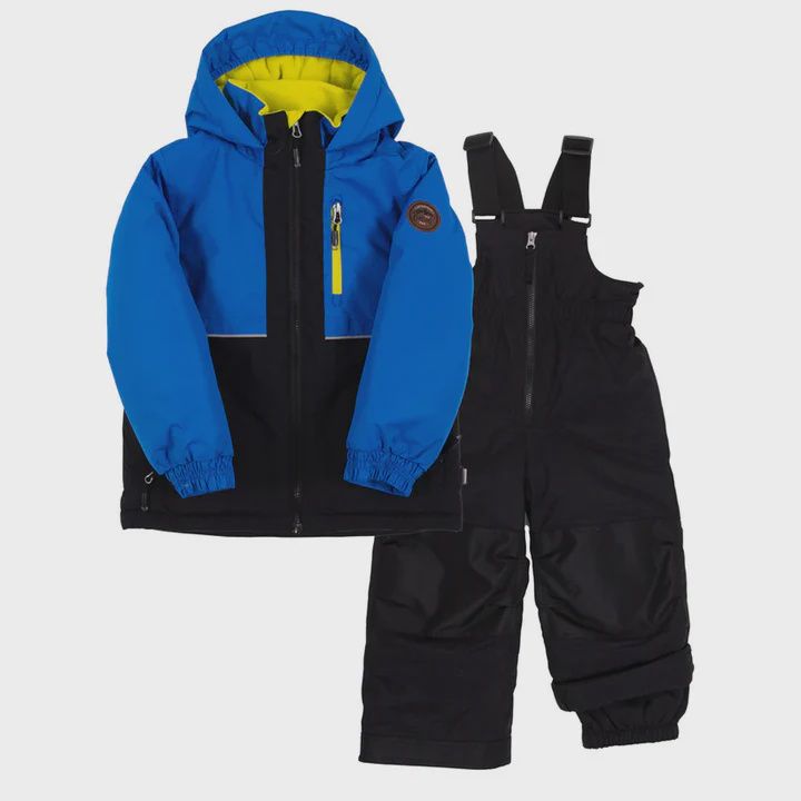 Peluche &amp; Tartine 2 PC Snowsuit Quentin, Colour: Blue/Black, Size: 2