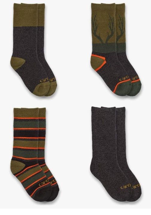 Carhartt Outdoor Heavyweight Junior Sock 4 Pack