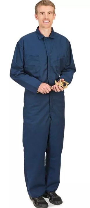 Big Al Cotton Coverall, Size: 38R