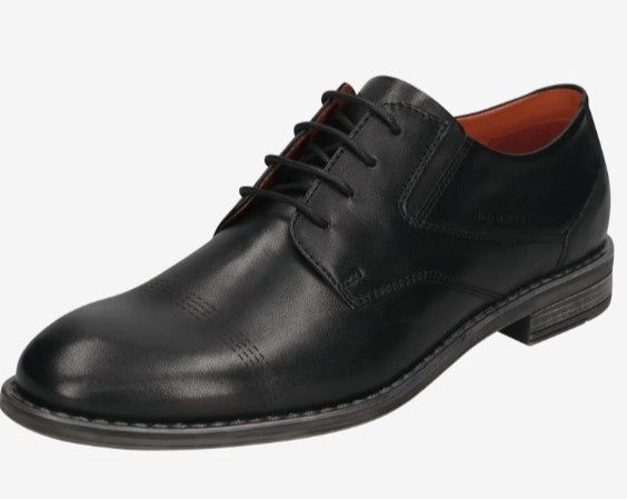 Bugatti Black Lace Dress Shoe 311-AO503-4000, Size: 41