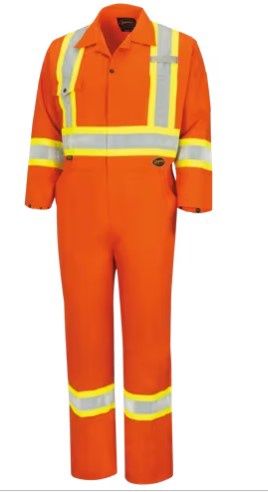 Pioneer Safety Coverall  Orange