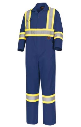 Pioneer Safety Coverall Blue