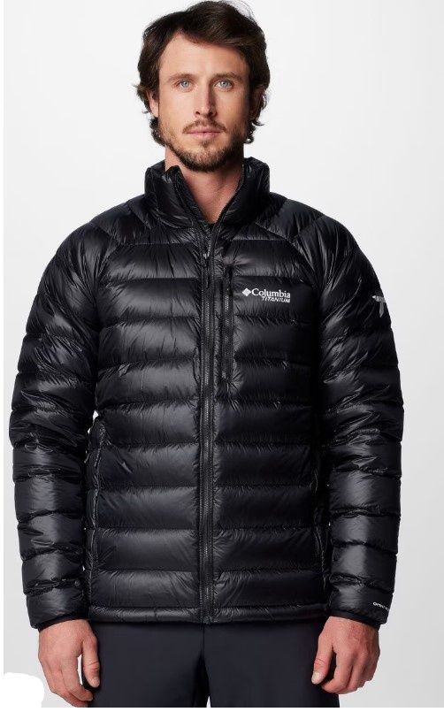 Columbia Arctic Crest Mens Down Jacket, Colour: 010-Black, Size: S