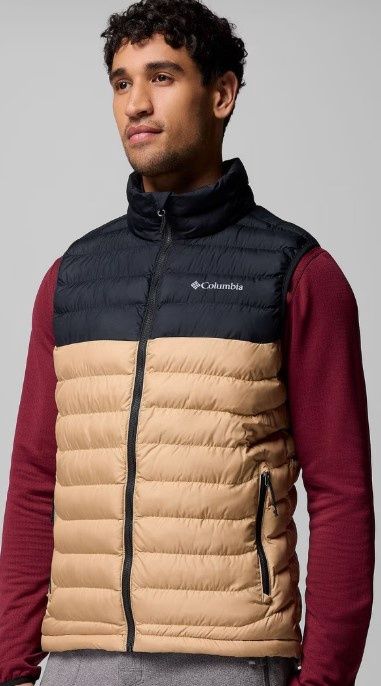 Columbia Powder Lite II Vest, Colour: 262-Blk/Brn, Size: S