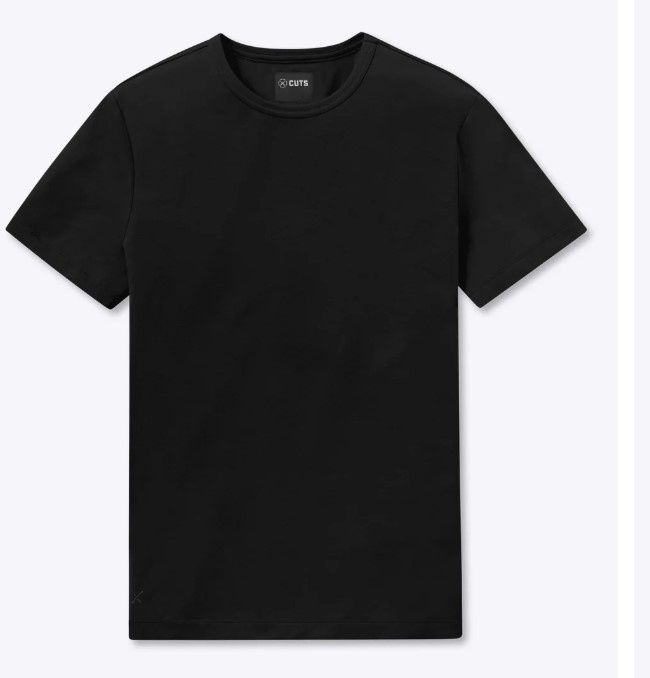 Cuts  AO Forever Tee, Colour: Black, Size: S