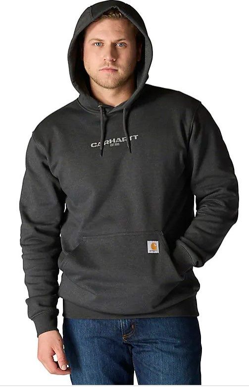 Carhartt Front Graphic Hoody, Colour: CRH Charcol, Size: S