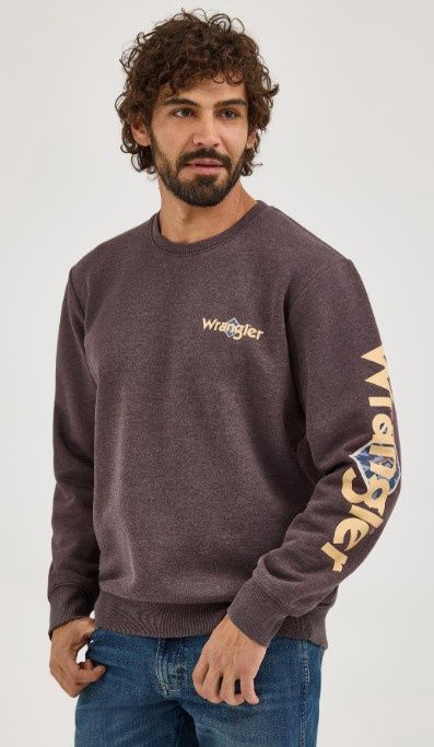 Wrangler Logo Crewneck Sweater 2860, Size: S