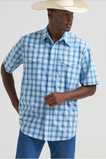 Wrangler S/S Western Shirt Snap Button 4834, Size: S