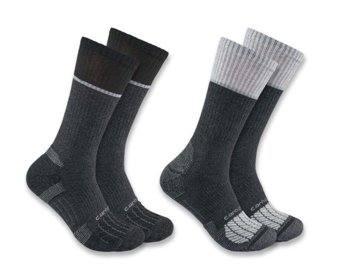 Carhartt Mid Weight Steel Toe 2 Pack SC0012M
