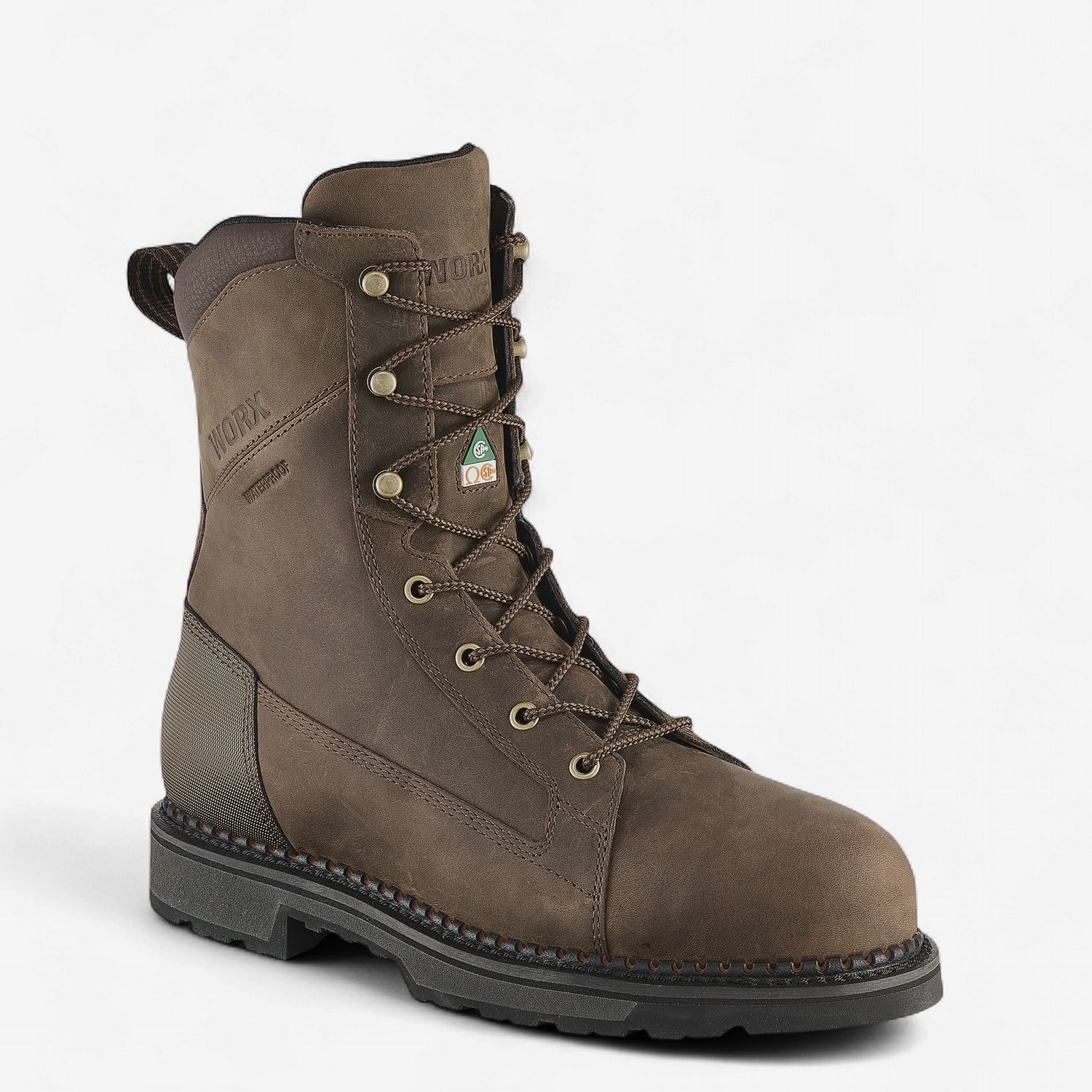 Worx Axil CSA Worx 8” WTPF, Colour: Brown, Size: 7, Width: 2E