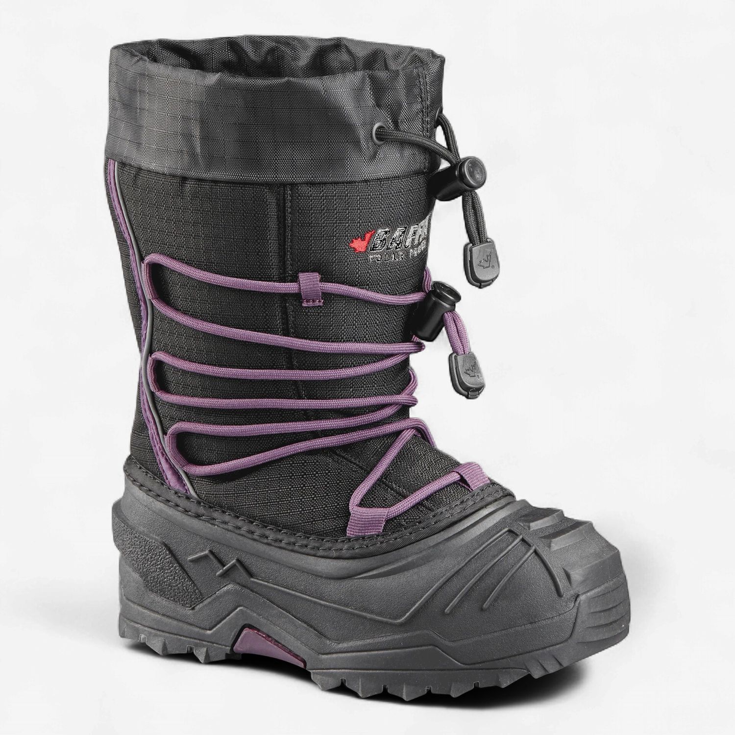 Baffin Young Snow Goose, Colour: BLK/Plum, Size: 9