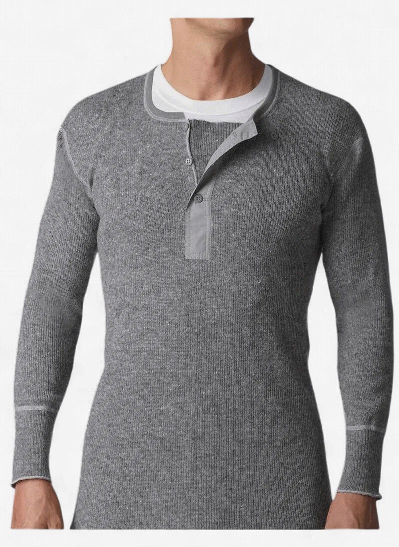 Stanfields Heavy Weight Rib Knit L/S Shirt, Size: S