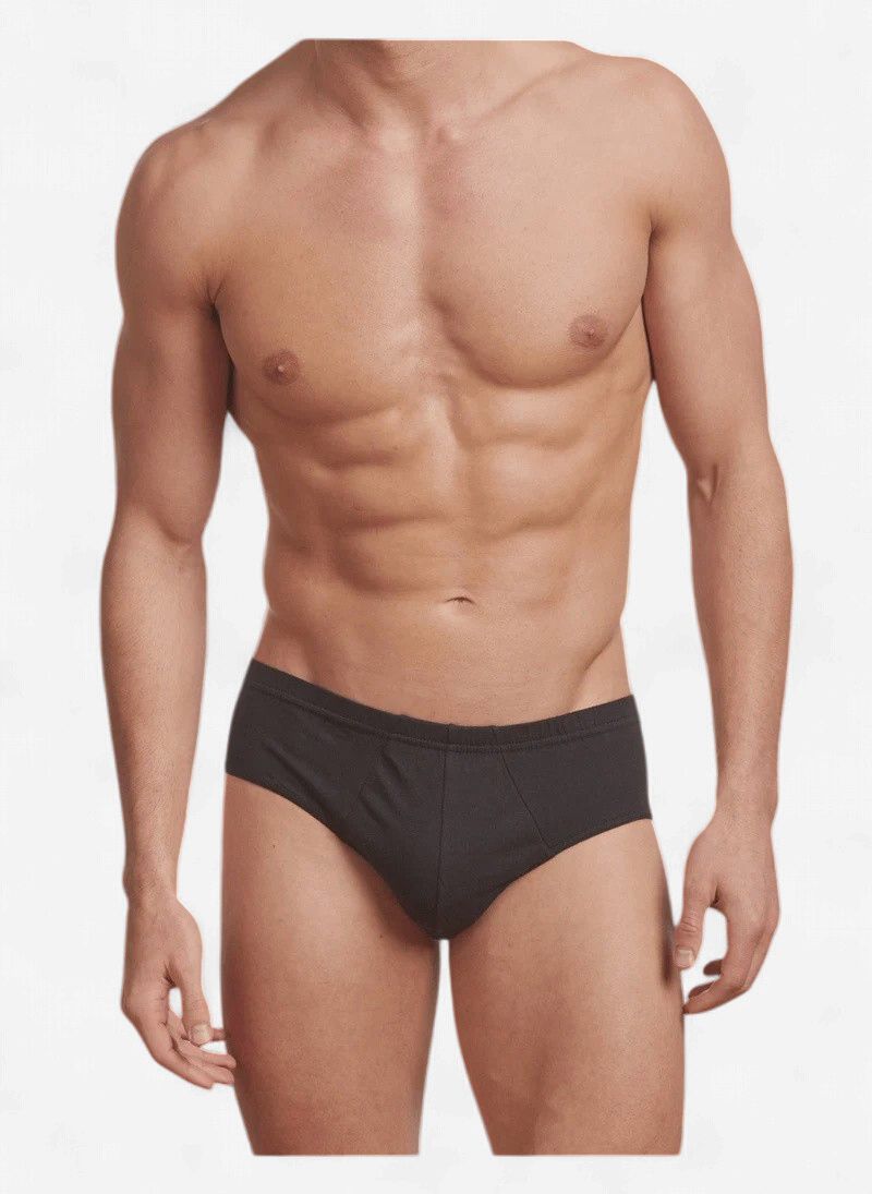 Stanfields Medi Brief, Colour: Black, Size: S