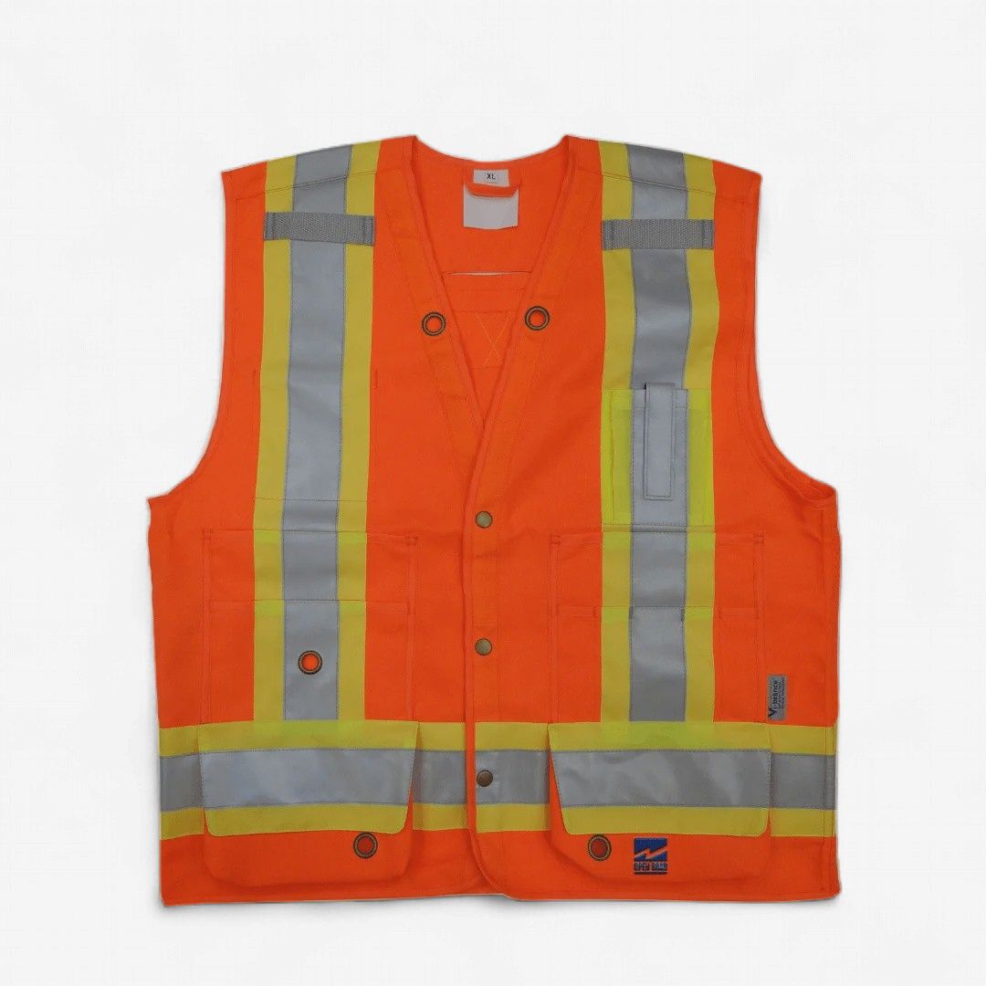Viking Open Road Surveyor Vest, Colour: ORANGE, Size: S