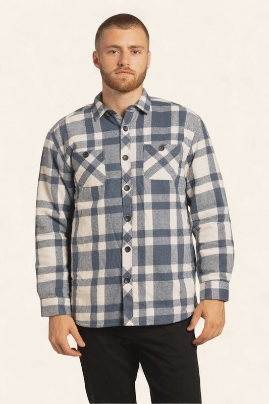 Rue Saint- Patrick Button Flannel