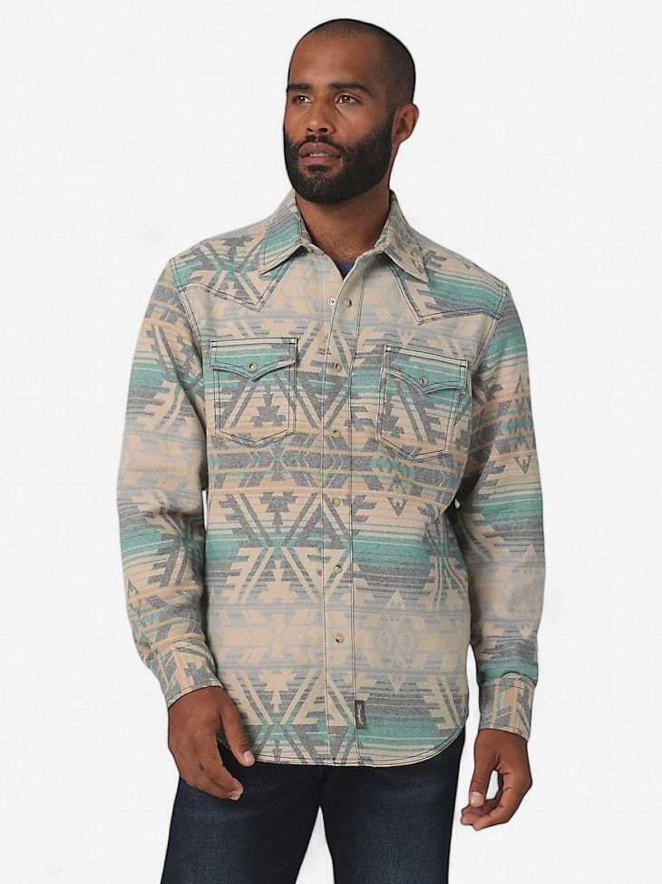 Wrangler Retro Heavy Snap Shirt 0767, Size: S