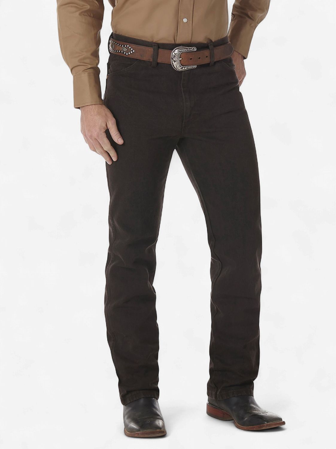 Wrangler Slim Fit Black Jeans, Size: 29x30