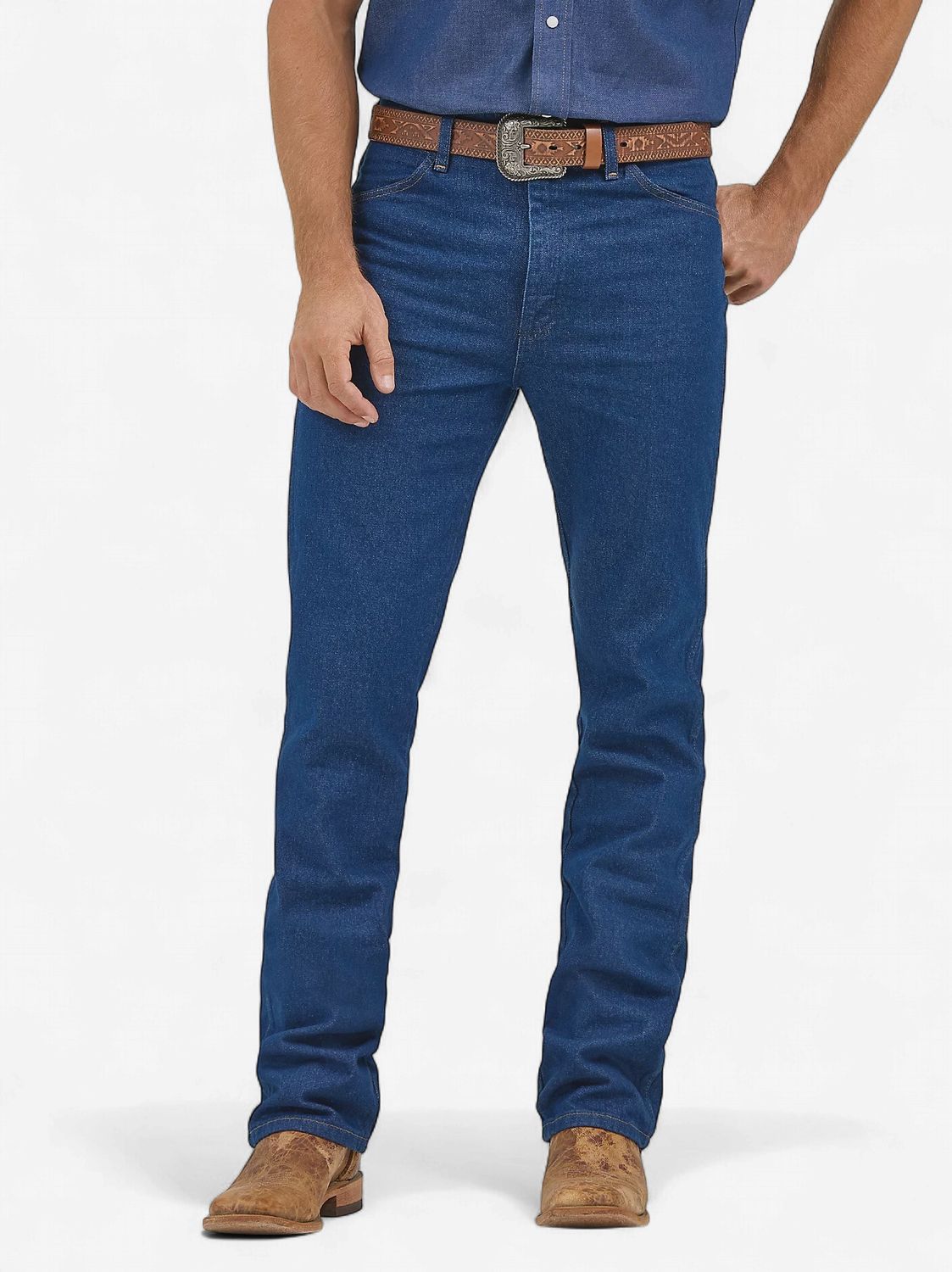 Wrangler Slim Fit Blue Jeans, Size: 29x30