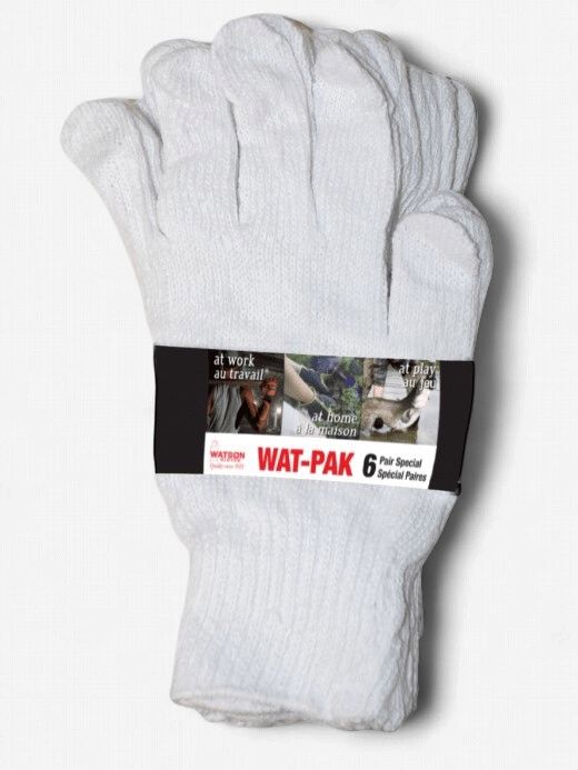 Watson Gloves WAT-PAK  6PK Glove Liner 603, Size: S