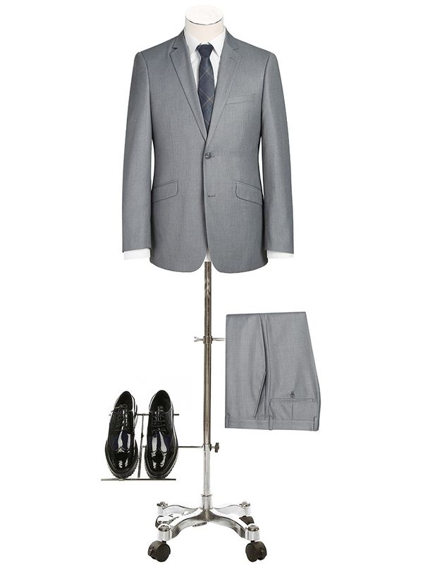 Renoir 2Pc Suit Light Grey Slim Fit 202-2