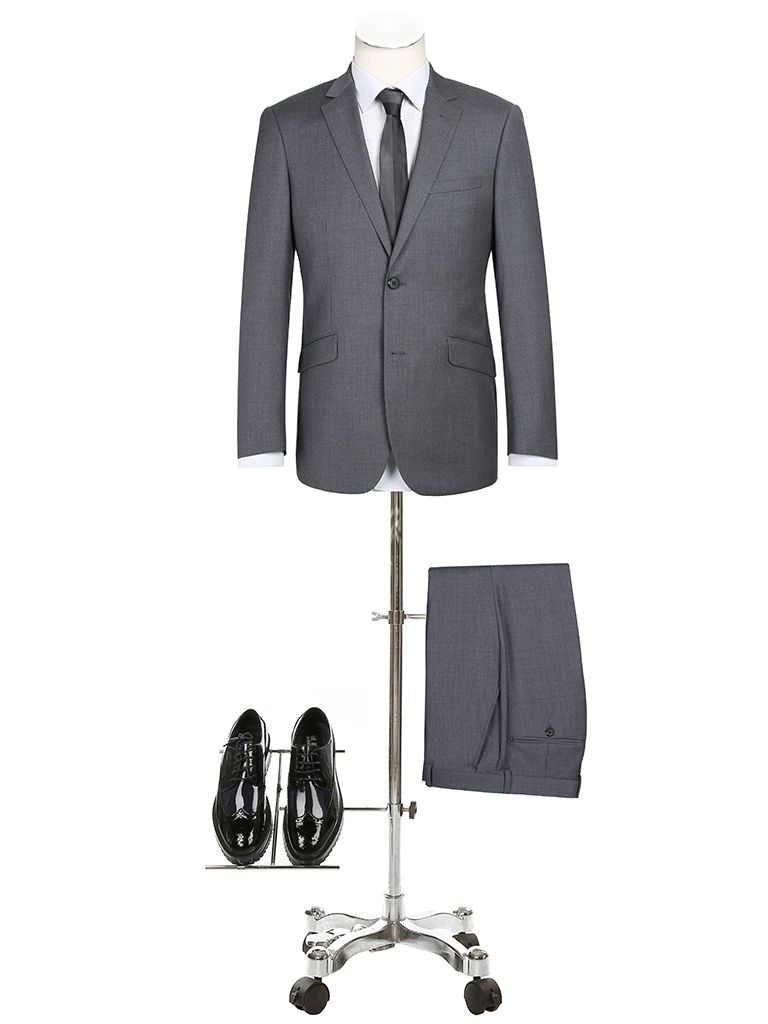 Renoir 2Pc Wool Suit Charcoal Slim Fit 502-1
