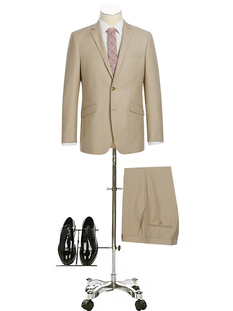 Renoir 2Pc Suit Mid Tan Slim Fit 201-3