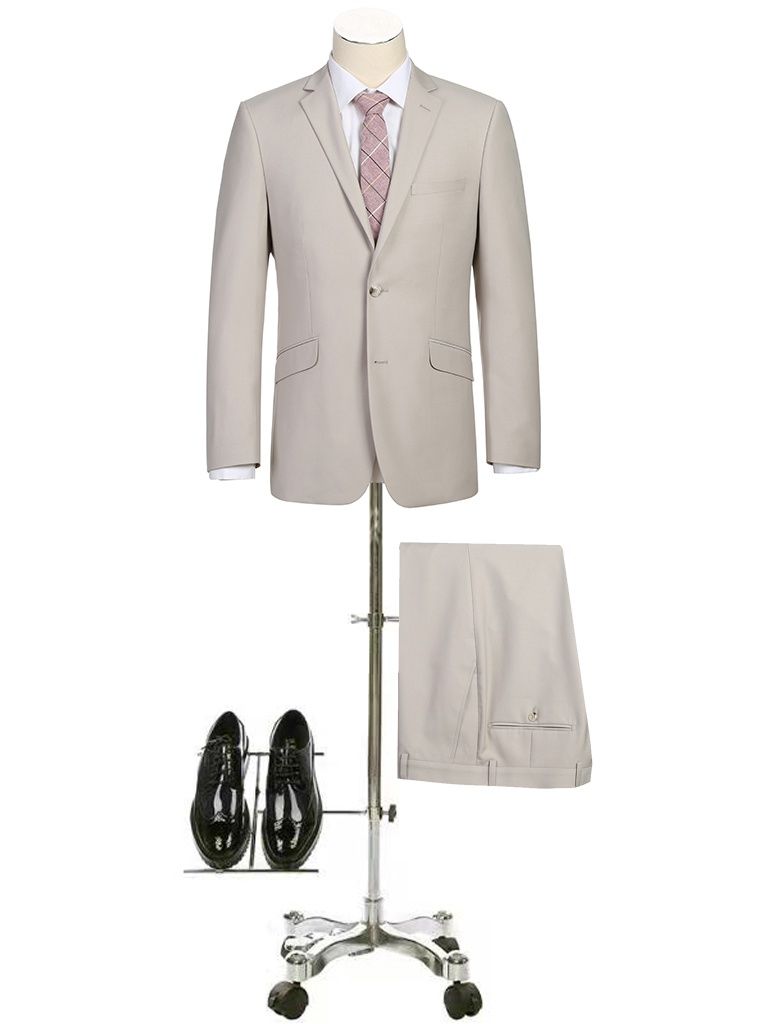 Renoir 2Pc Suit Light Tan Slim Fit