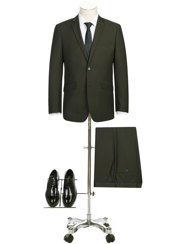 Renoir 2Pc Suit Dark Green Slim Fit