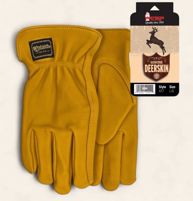 Watson Gloves Genuine Deerskin Unlined