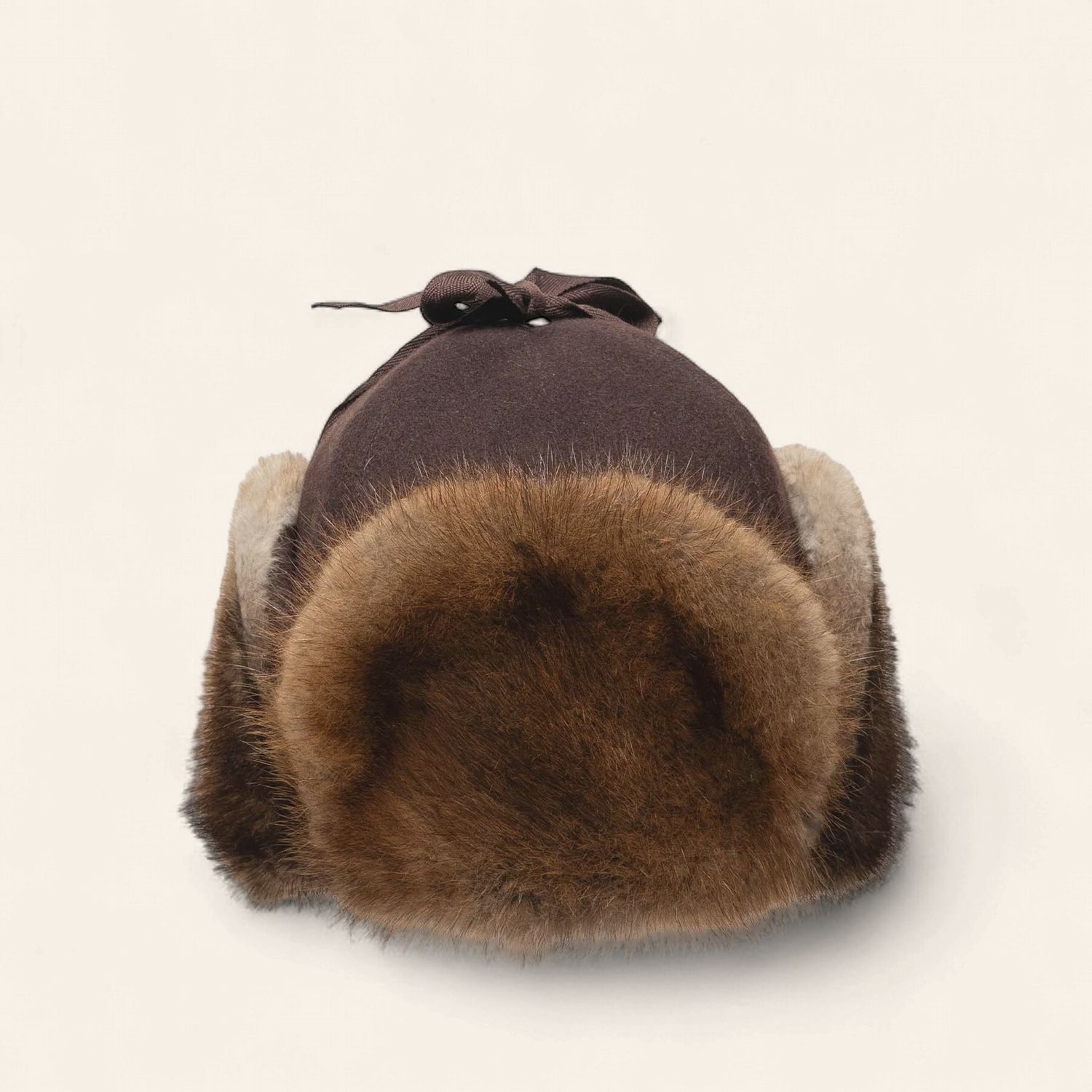 Crown Cap Muskrat Melton, Colour: Brown, Size: S