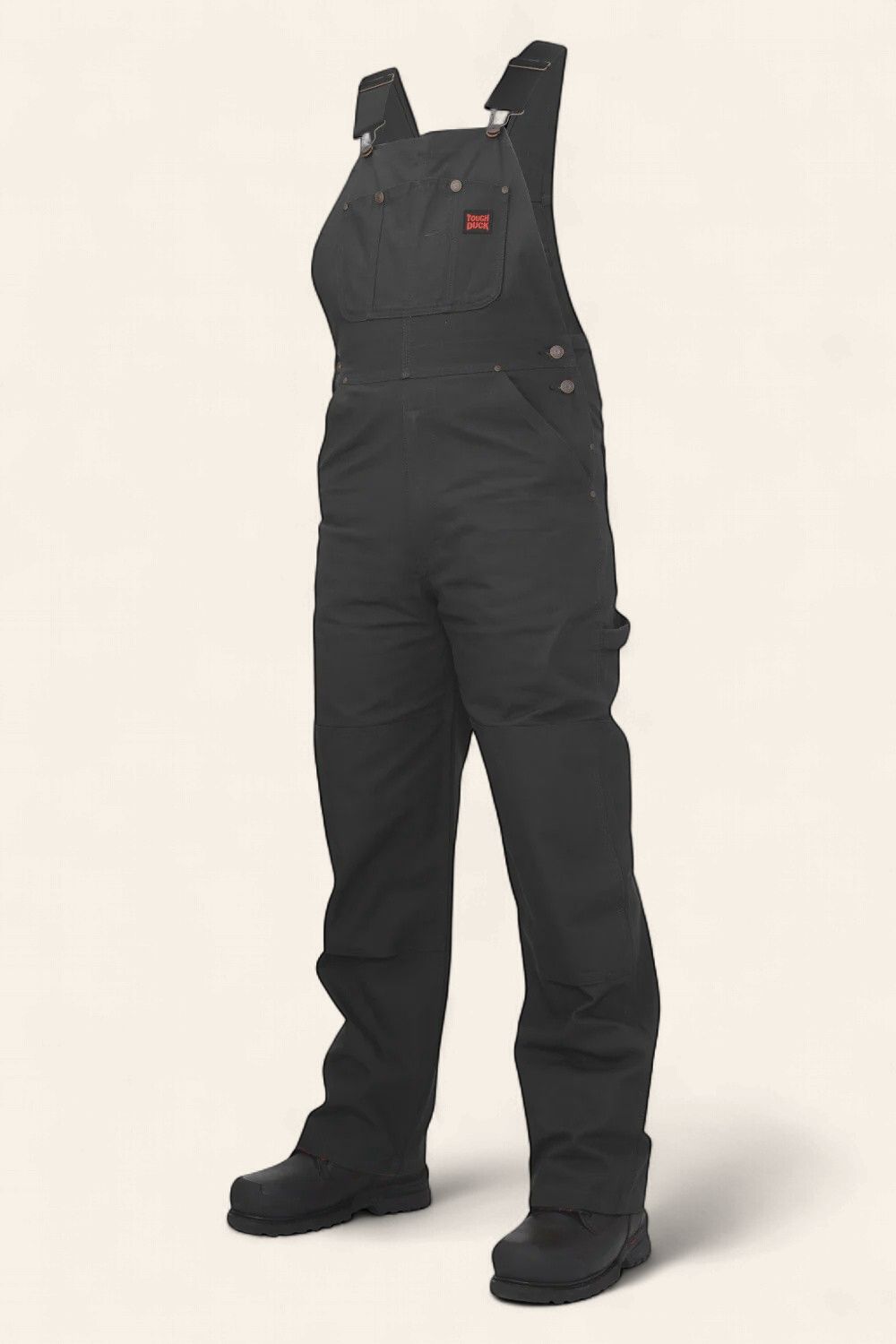 Tough Duck Unlined  Bib Overall, Colour: Black, Size: S
