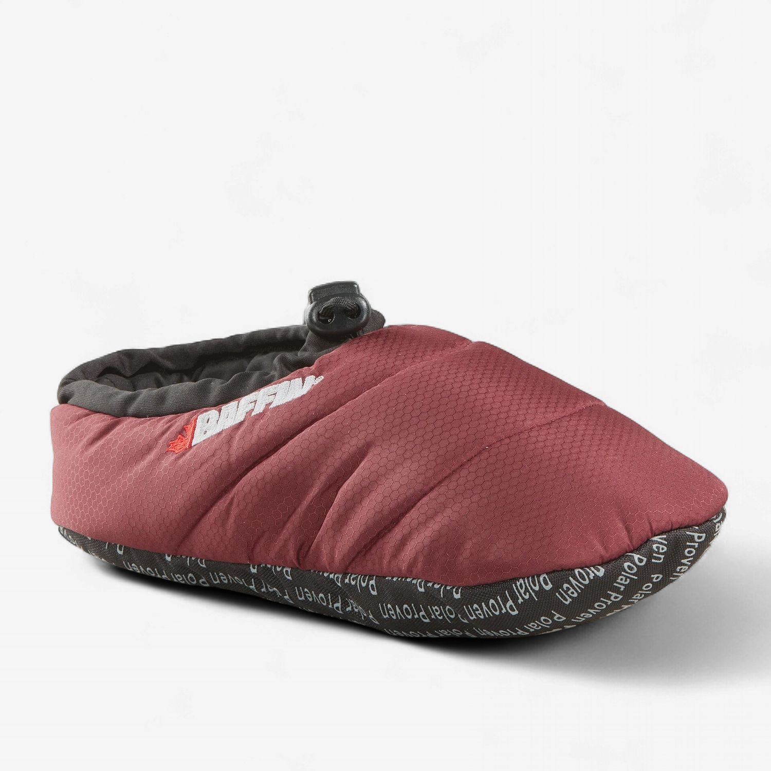 Baffin Cush Slipper, Colour: Merlot, Size: s
