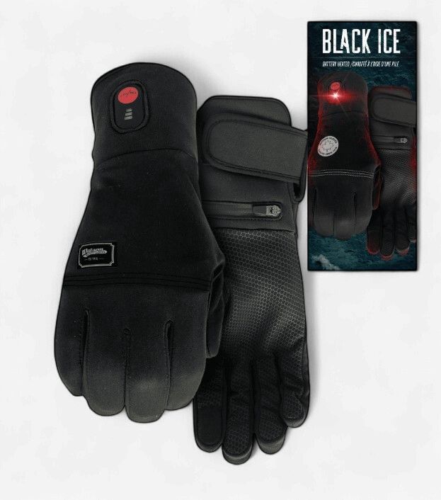Watson Black Ice Battery Heated Gloves, Size: S